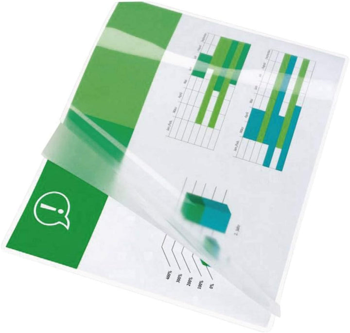GBC Laminierfolien A3 125 mic, Robuste Laminiertaschen im 100er Pack, Glänzend, Transparent, Ideal f