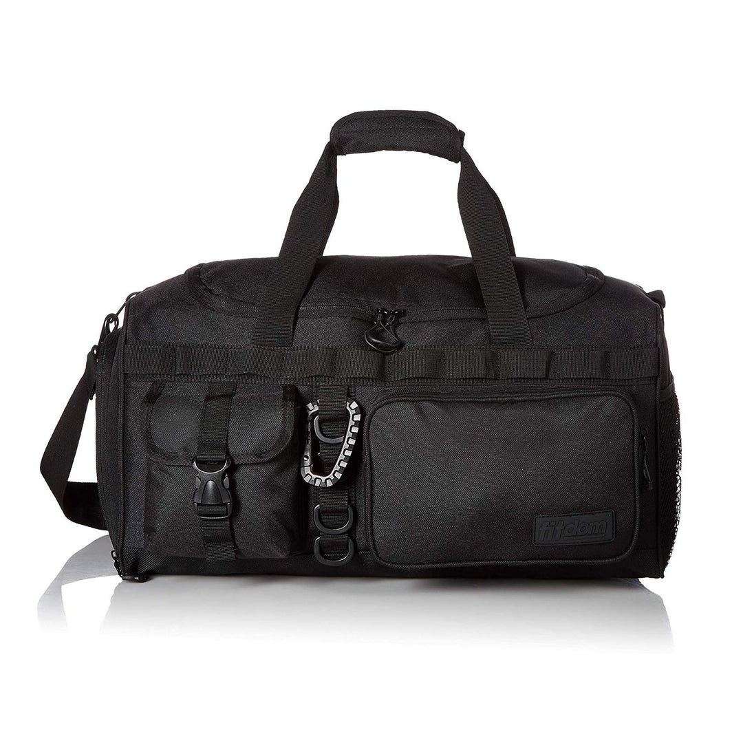 Fitdom Taktische Sporttasche mit Schuhfach, 50.8 cm, 32 l, 20"x10"x10", Seesack mit Griff und Schult