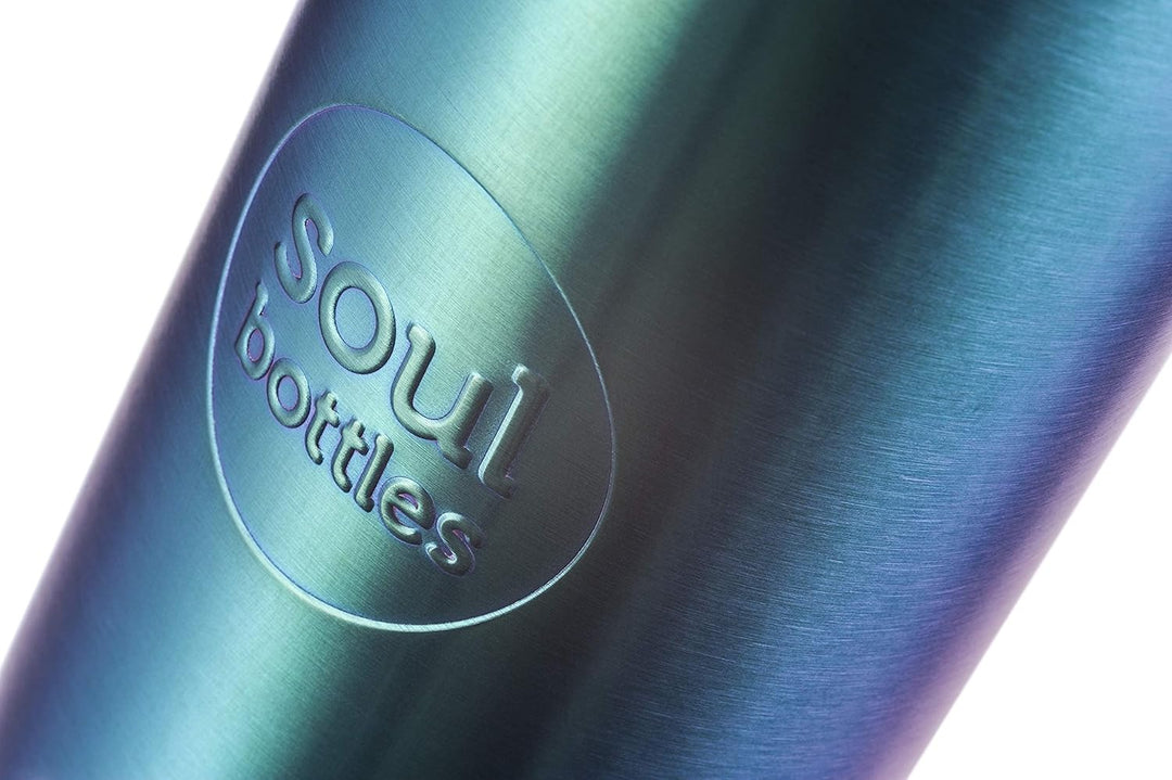 soulbottles Steel 0,6l • Trinkflasche aus Edelstahl • plastikfrei, nachhaltig, vegan 600ml Utopia, 6