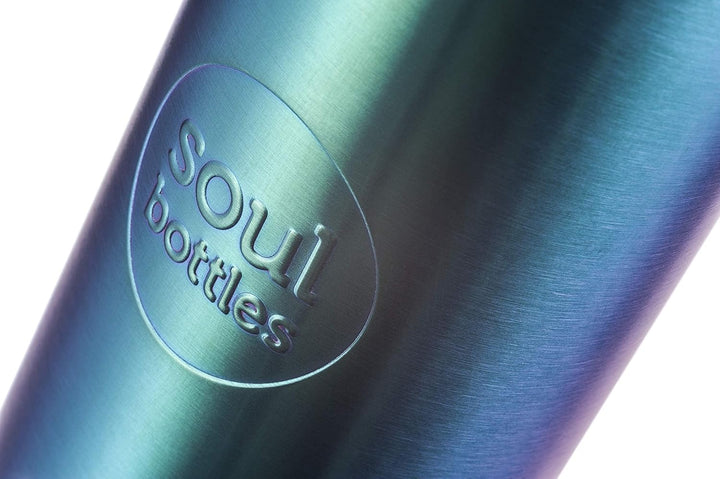 soulbottles Steel 0,6l • Trinkflasche aus Edelstahl • plastikfrei, nachhaltig, vegan 600ml Utopia, 6