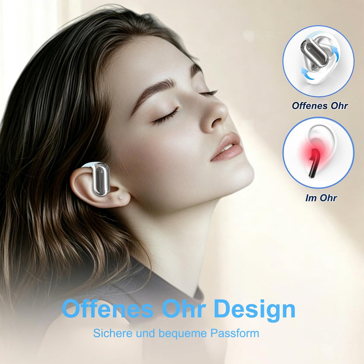EUQQ KI Übersetzer Kopfhörer Echtzeit 198 Sprachen, 4-in-1 Bluetooth 6.1 Übersetzungskopfhörer 50 St