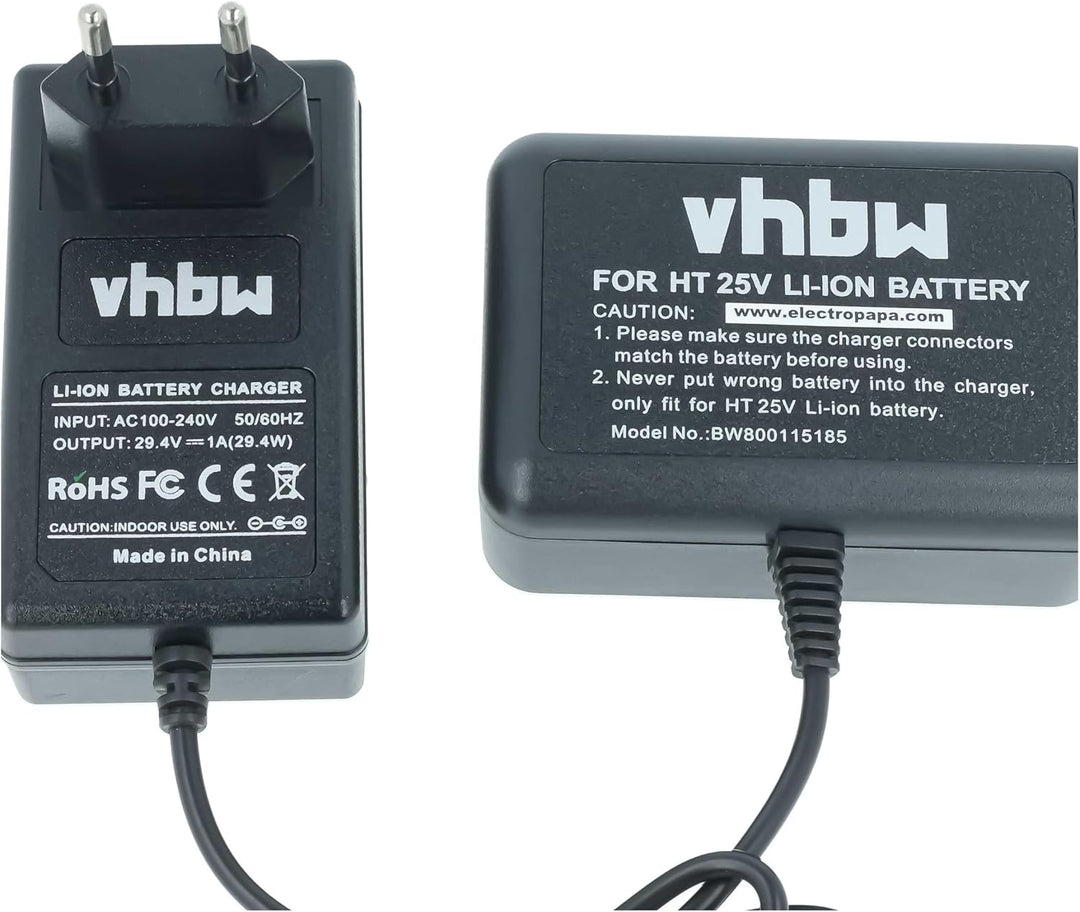 vhbw Ladegerät kompatibel mit Hitachi DH 25DAL, DH 25DL Werkzeug Akkus