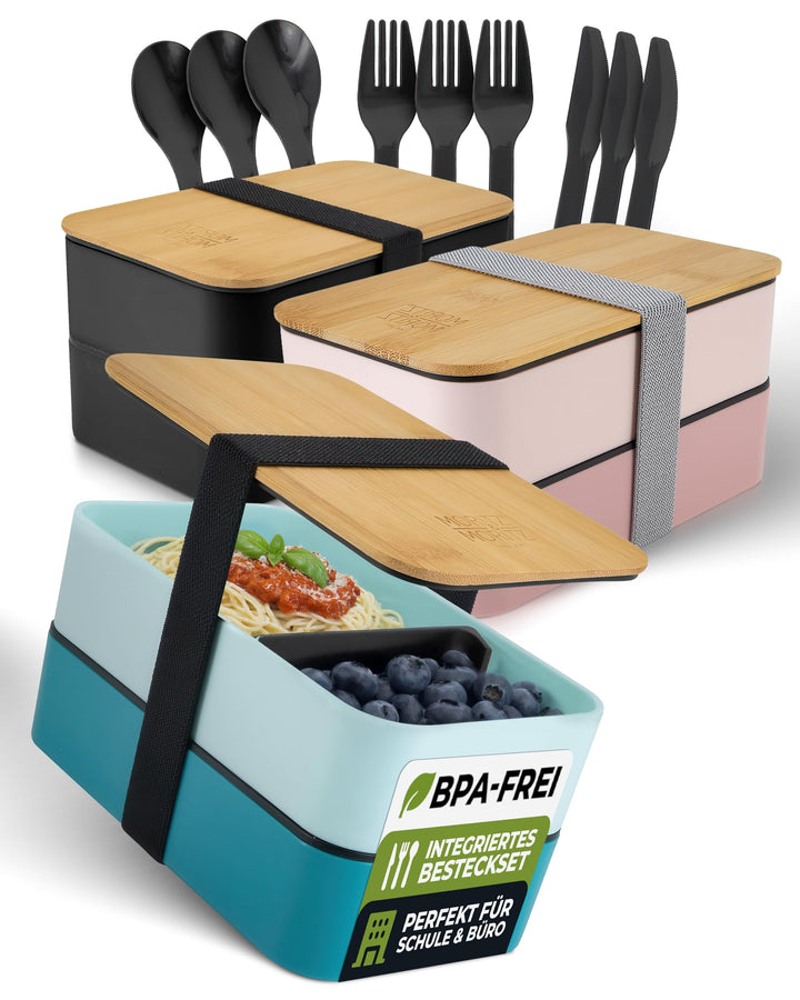 Moritz &amp; Moritz Bento Box pink und Bentobox japanisch