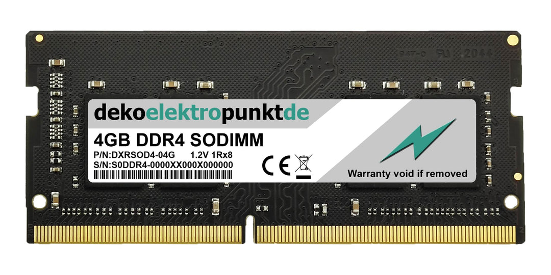 dekoelektropunktde 4GB DDR4 2666Mhz Ersatz RAM kompatibel für Synology RS820RP+, RS820+, DS920+, DS7