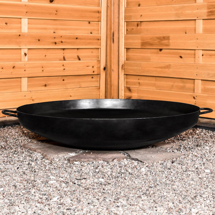 Garten Kumpel Klöpperboden mit Griffen Ø 79 cm Madrid Feuerschale Pflanzschale 41002 Klöpperboden Ø8