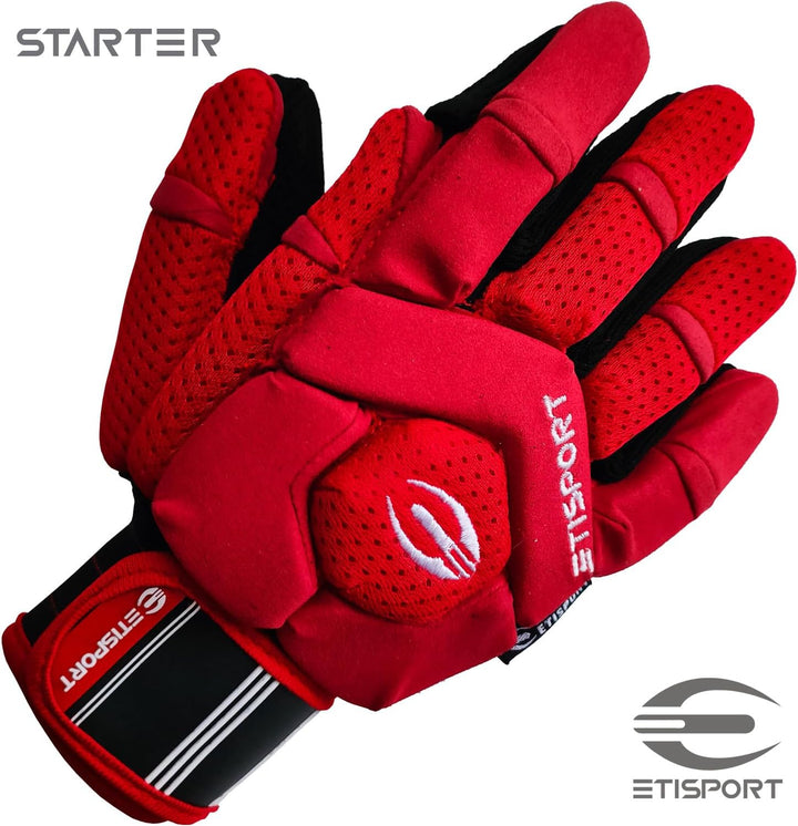 Schutzset, Handschuhe, Knieschützer, Schienbeinschützer für Rollhockey für Kinder Starter. Professio