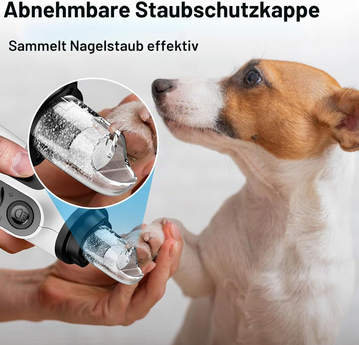 Casfuy Smarter Krallenschleifer für Hunde 6-Gang – 50% Mehr Leistung Krallenschleifer für Haustiere
