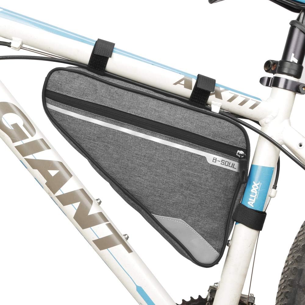 Fahrrad Aufbewahrungsbox Rahmentasche, wasserdichte Fahrrad Dreieck Tasche Grosse Kapazität Sattelta