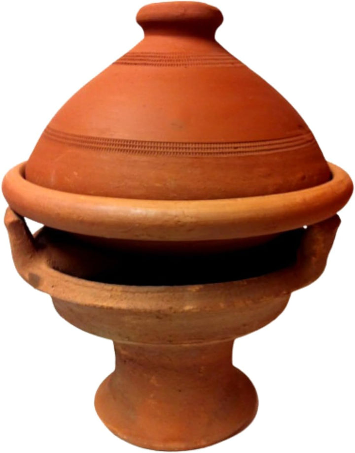 2er Set, ORIGINAL Tajine Tagine (Ø 30cm) + Marokko Minztee 40g