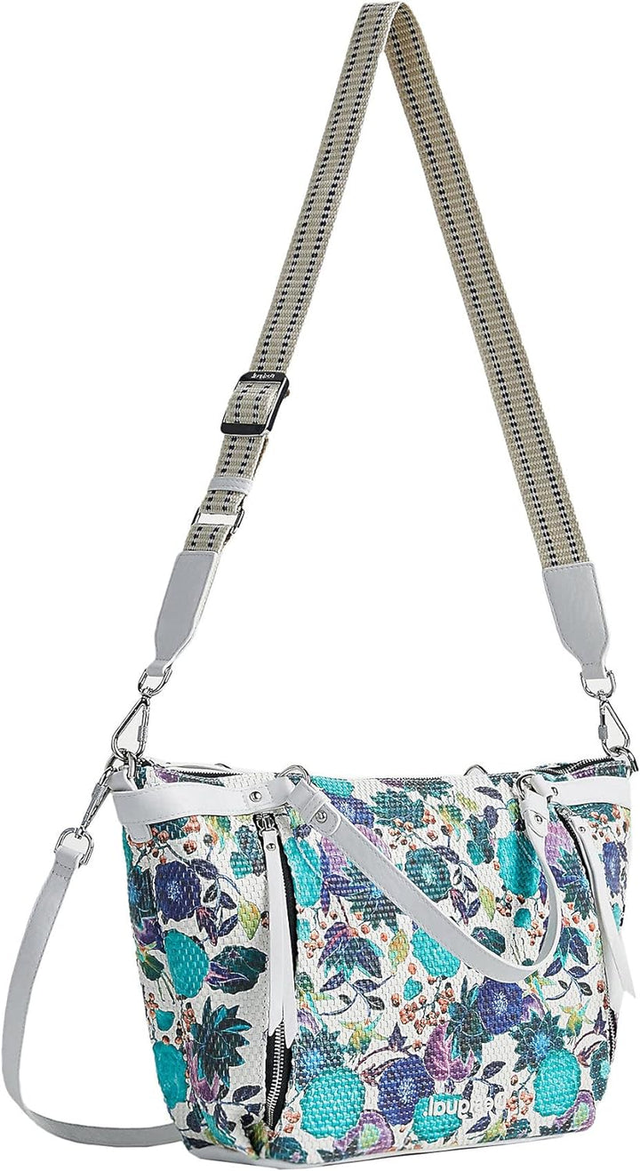 Desigual Womens BOLS_ETEREA Blue LI Hand Bag, One Size