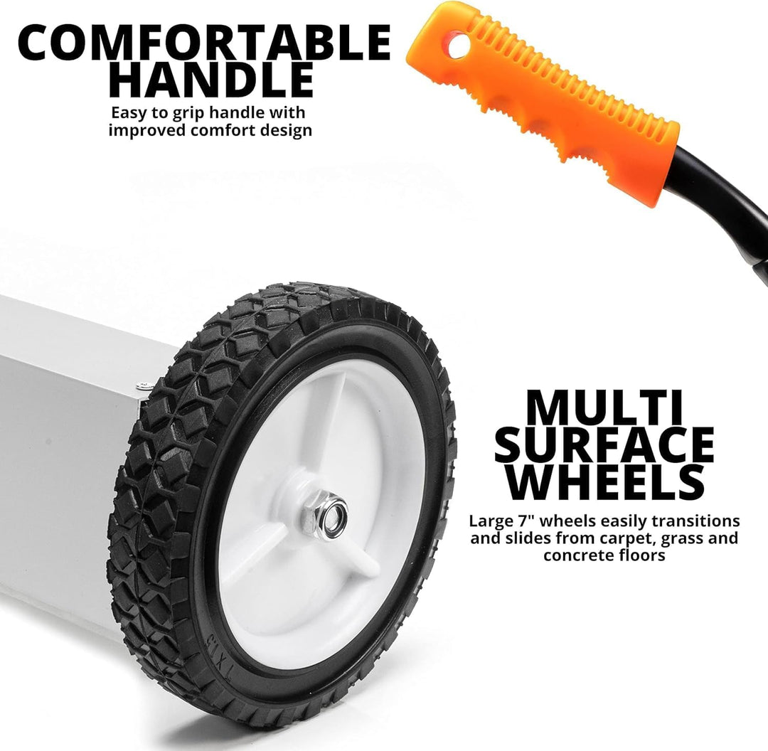 Neiko® Heavy Duty 61 cm Magnet Sweeper Metall Tonabnehmer Werkzeug mit Schnellspanner höhenverstellb