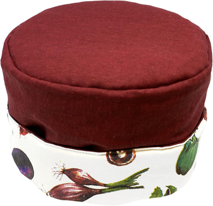 Lashuma Füllkorb modern Ø 22 cm Höhe: 13 cm, Brotkorb bunt Gemüse, Frühstückskorb rund, Gemüse