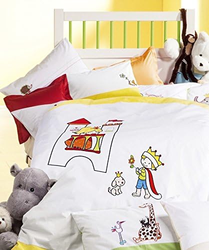 Fleuresse Perkal Bettwäsche Kids Schloss 100x135 cm + 40x60 cm