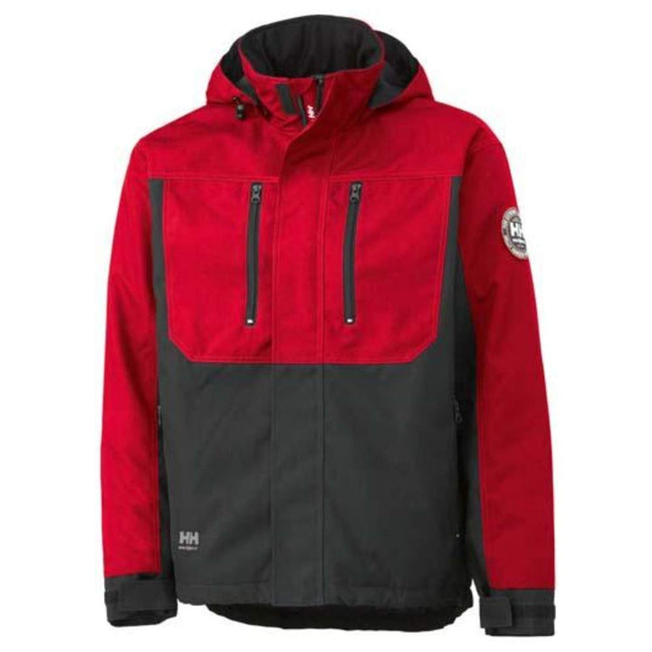 Helly Hansen 34-076201 Workwear Funktionsjacke/Berg Jacket Winterjacke,rot/schwarz,M Rot/Schwarz M,