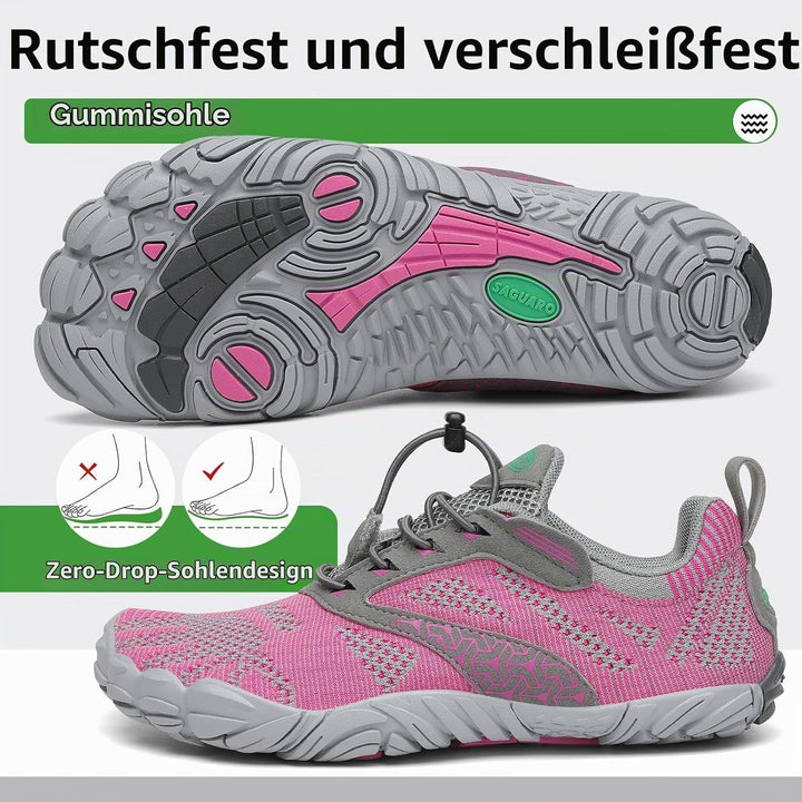 SAGUARO Herren Damen Barfussschuhe Wanderschuhe Traillaufschuhe Minimalistische Outdoor Wassersports