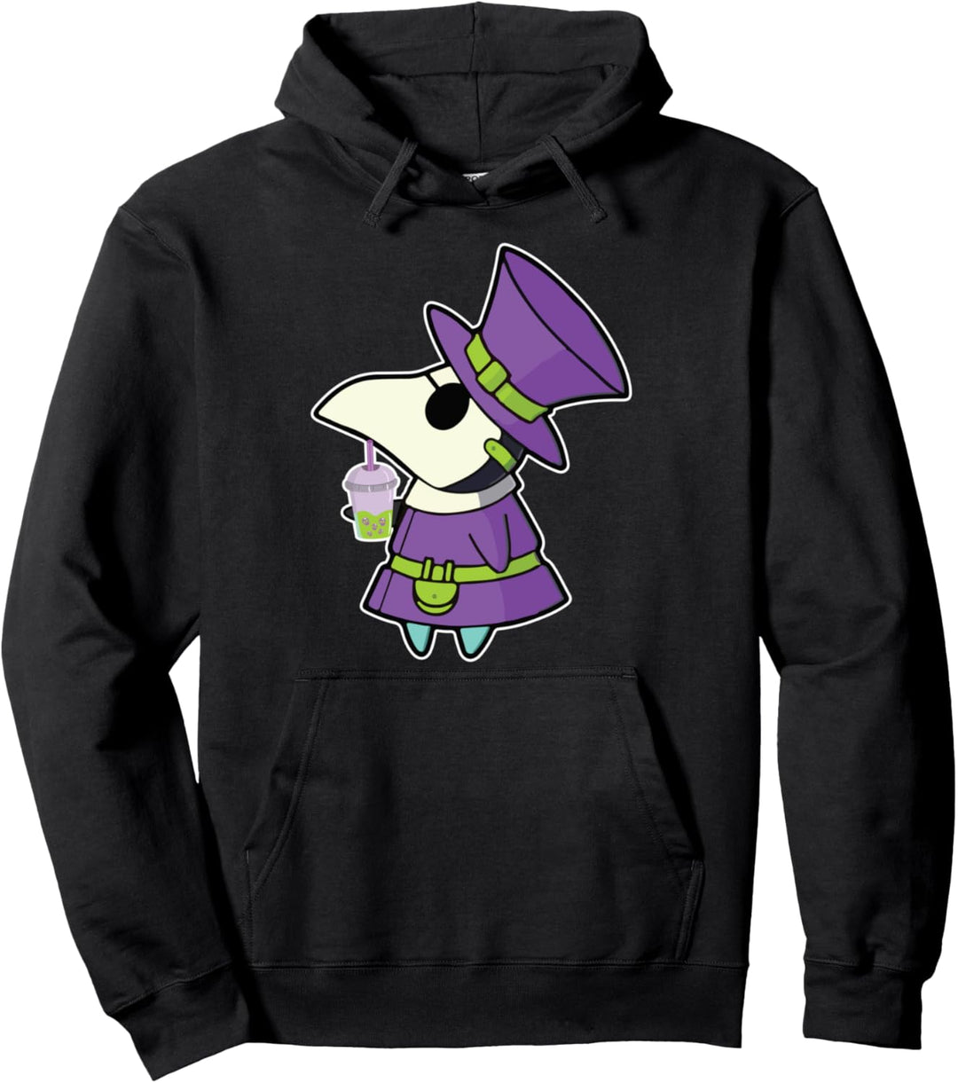 Pest Doctor Bubble Tee Goth Pest-Doktor Pullover Hoodie