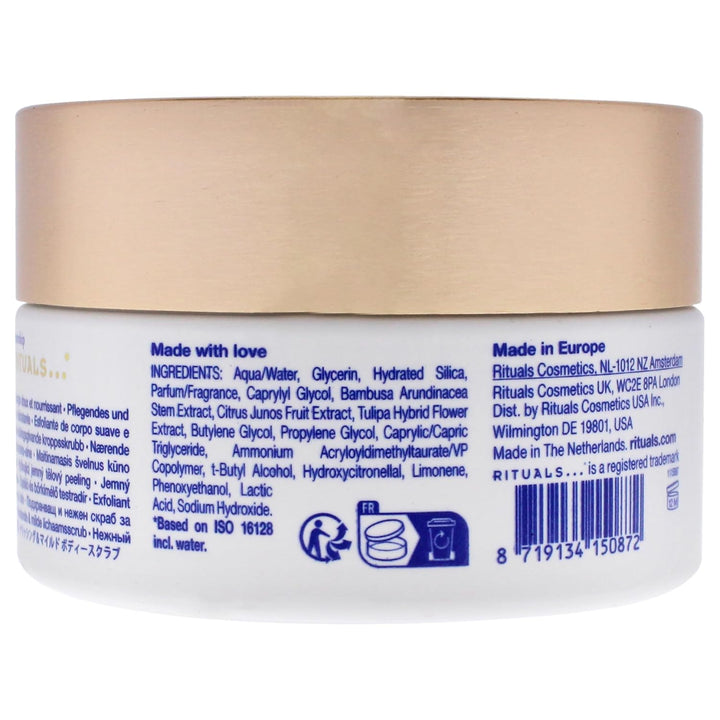 Rituals Amsterdam Body Scrub - Unisex - 201 ml - Parfümfrei - Peeling - Whole Body - Korn - 1 Stück