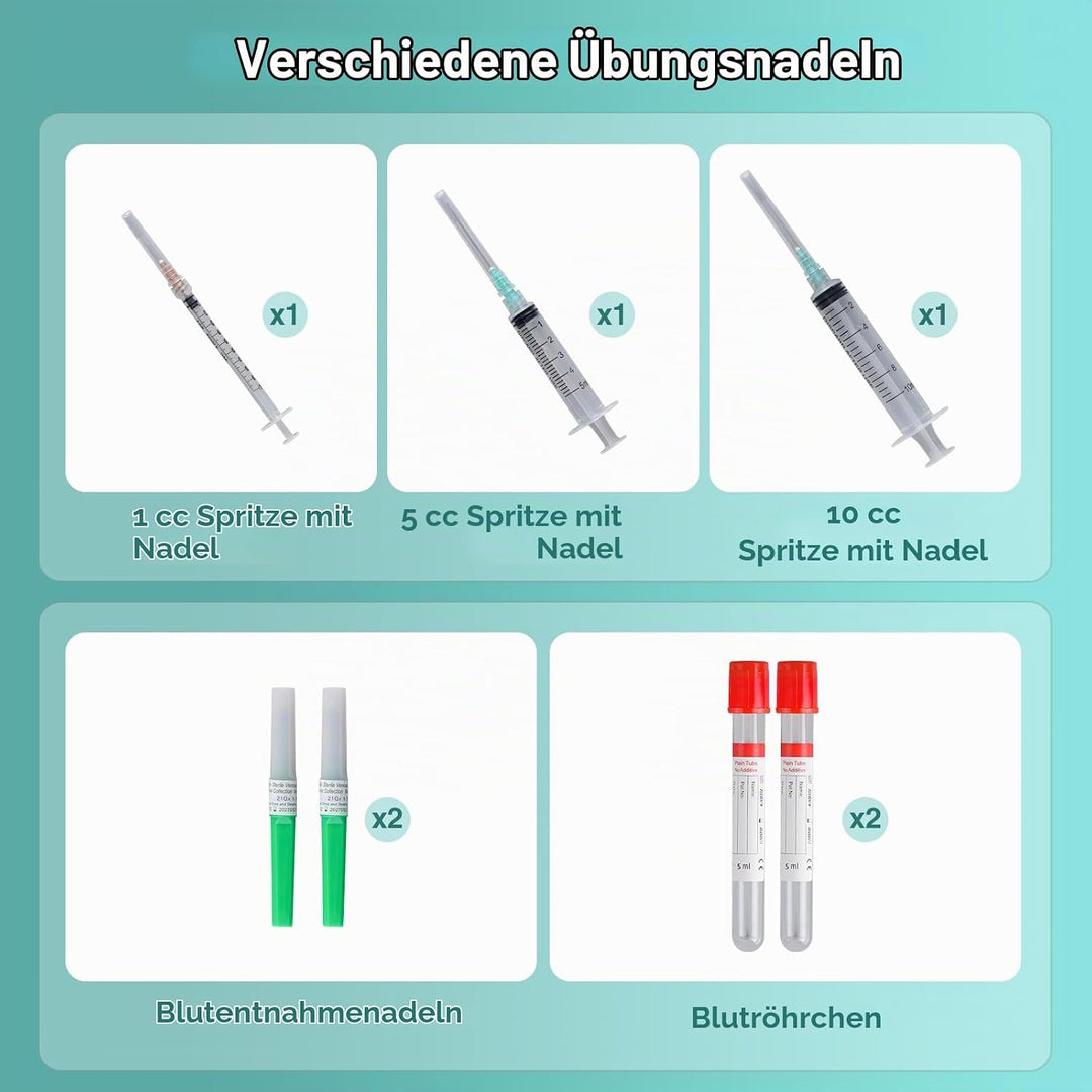 MedEduQuest Snap-on-IV-Injektions- und Venenpunktionsarmmanschette