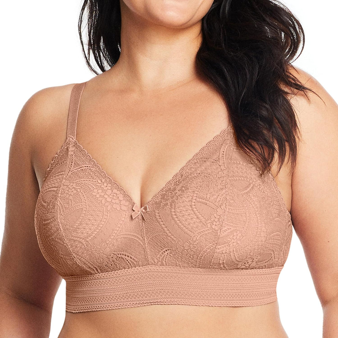 Glamorise Damen Full Coverage Bra, Undurchsichtige 75C Cappuccino, 75C Cappuccino