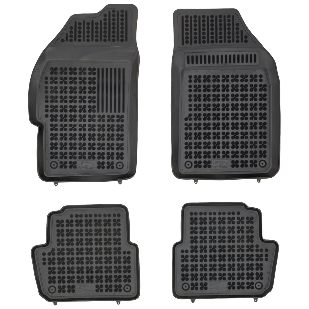 M MOTOS Gummimatten Auto Fussmatte passt für Chevrolet Spark III 2009-2012 Verbessern Sie Ihren Reis