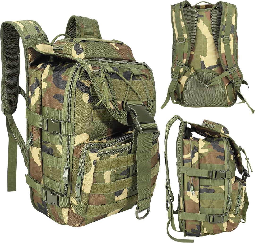 SHANNA Militärrucksack 35L/50L Armee Rucksack Molle, Hohe Kapazität Trekkingrucksack Wanderrucksäcke