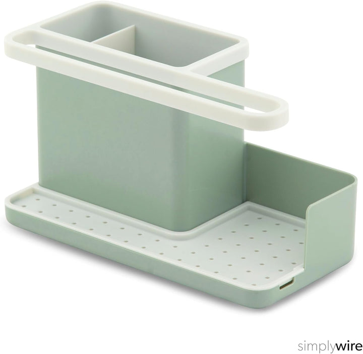 simplywire – Spülbecken-Caddy – Spülbecken-Organizer – Abnehmbare Auffangschale – Rutschfest – Salbe