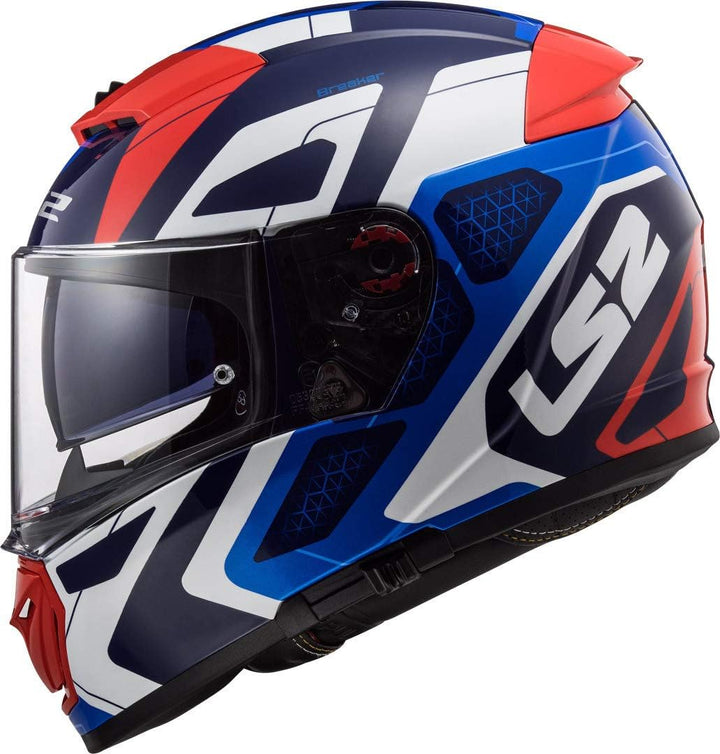 LS2 Herren NC Motorrad Helm, Blau/Weiss/Rot, S S Blau/Weiss/Rot, S Blau/Weiss/Rot