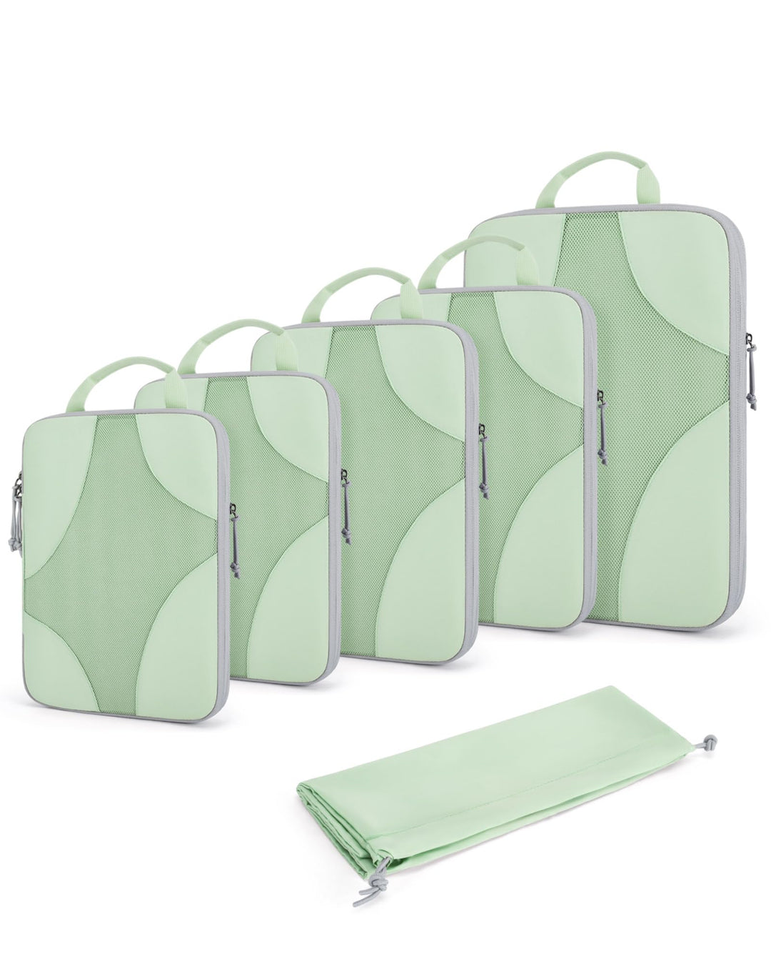 BAGSMART Packing Cubes Compression 6 Stück, Rucksack Koffer Organizer Packtaschen, Reise Kompression