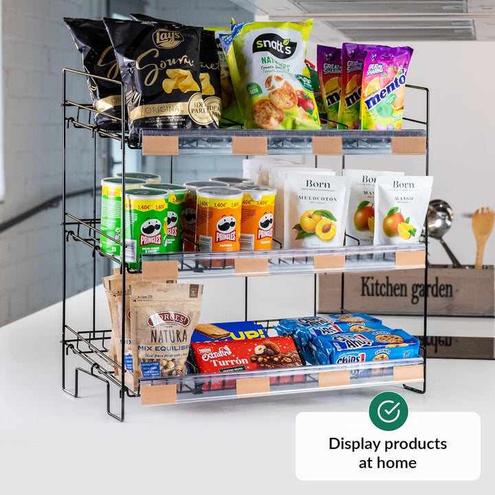 ODOXIA Regal für Süssigkeiten | Snack-Regal | Snackregal Für Die Theke | Organizer Für Süssigkeiten