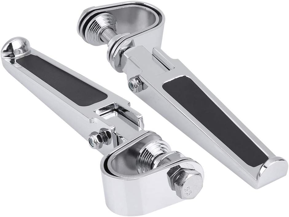 Motorrad Fussrasten mit Motorschutzklemmen für Motorrad 1 inch bis 1-1 / 4inch