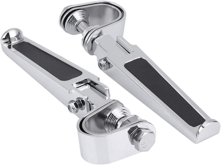 Motorrad Fussrasten mit Motorschutzklemmen für Motorrad 1 inch bis 1-1 / 4inch