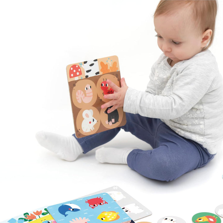 Banana Panda Let's Play Habitat Bingo 2+ - Erstes pädagogisches Lernspiel für Kinder ab 2 Jahren - H
