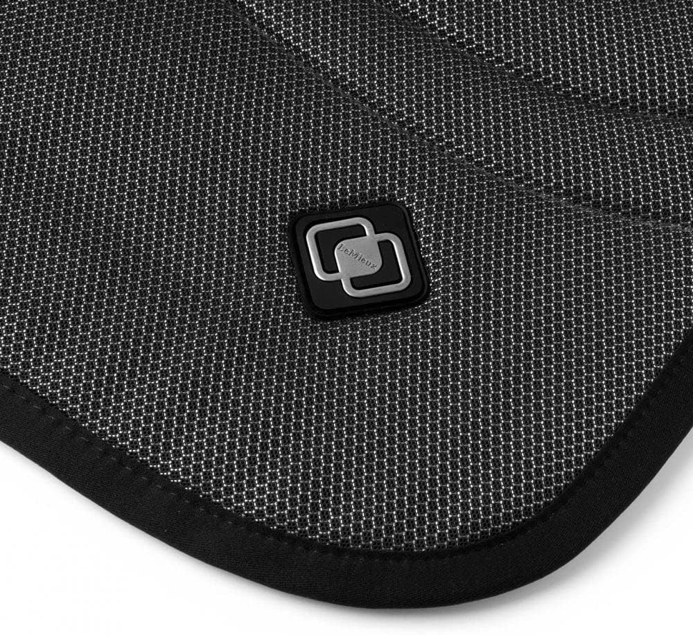 LeMieux Prosport Lustre Close Contact Square (D-Ring), Satteldecke Unisex Erwachsene L Schwarz, L Sc