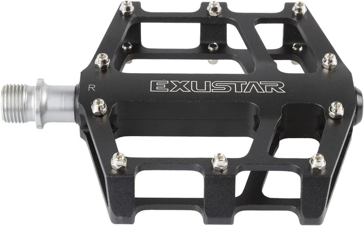 Exustar BMX-pedal Schwarz, Schwarz