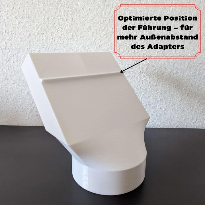 Klimaanlagen-Schlauch-Adapter für Dachfenster und Kippfenster – 14,5 cm Durchmesser, mit Universal-G