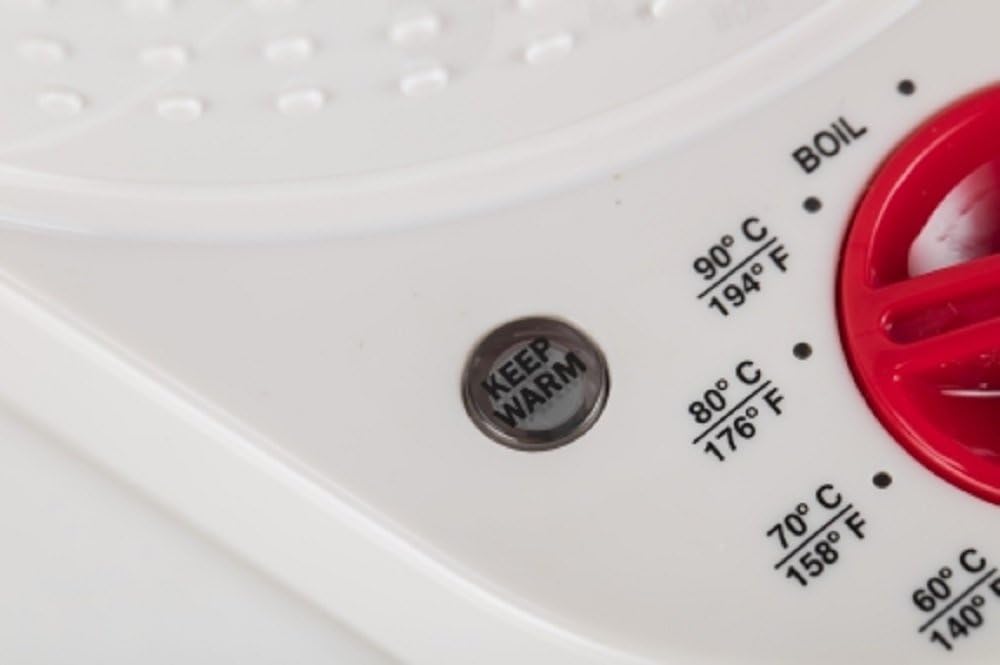 Bodum 11659-913EURO Bistro Elektrischer kocher, doppelwandig mit Temperaturregelung Kunststoff 19.5
