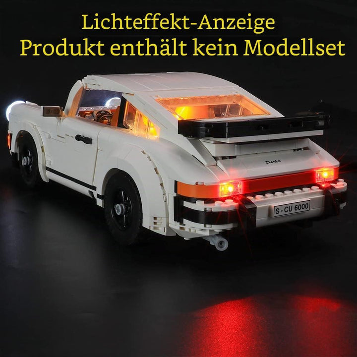 GEAMENT LED-Licht-Set für 2021 Porsche 911 – kompatibel mit Lego 10295 Creator Expert Modell (Lego S