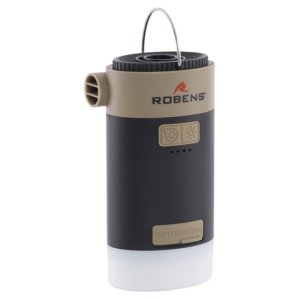 Robens Cornival 3in1 Hinchador, Lámpara, Batería USB-c Zelt, bunt, Einheitsgrösse
