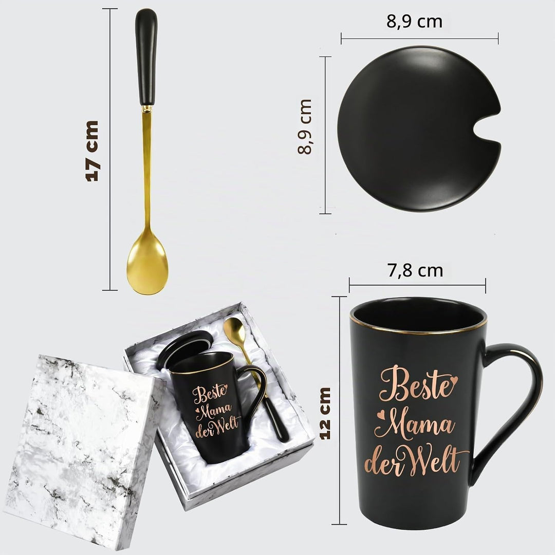 Muttertagsgeschenke für Mama, Mutter Geschenk Muttertag, Beste Mama der Welt Tasse, Geschenk für Mut