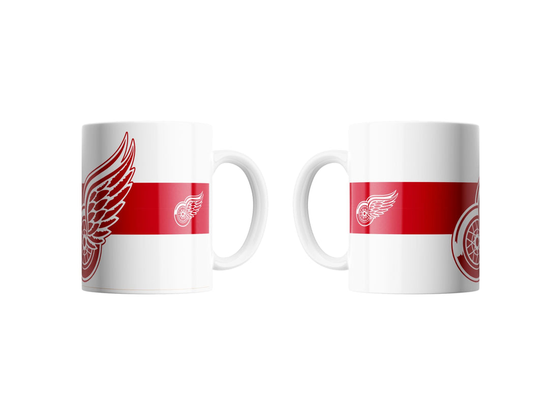 NHL Detroit Red Wings Kaffeebecher Kaffeetasse Tasse 15oz 450ml Triple Logo, 223241
