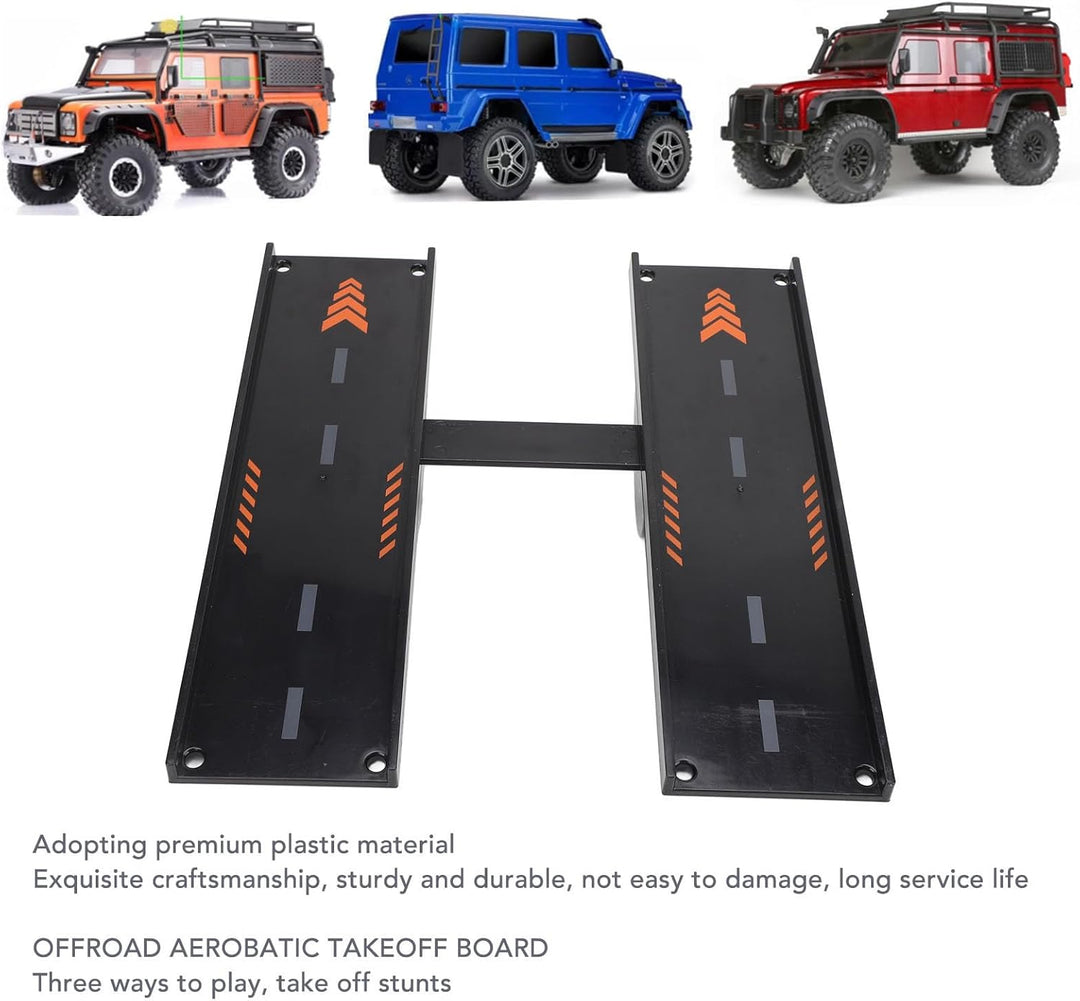 RC Car Sprungrampe, Hochfestes Kunststoff RC Car Startbrett für 1/8 1/10 1/12 1/14 1/16 RC Crawler C