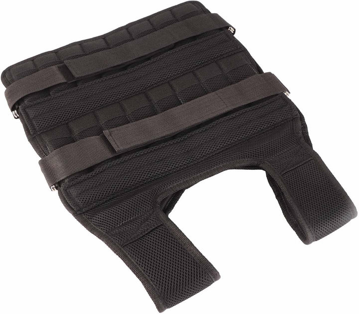 Greensen Gewichtete Weste 15KG für Krafttraining & Ausdauer, Atmungsaktive Netz-Weste mit 32 Sandtas