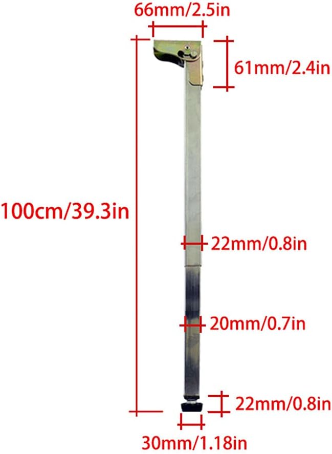 Tischbeine Edelstahl Klapp Teleskop Möbelbeine Wandbehang Esstisch DIY Kombination Tischbeine Höhenv