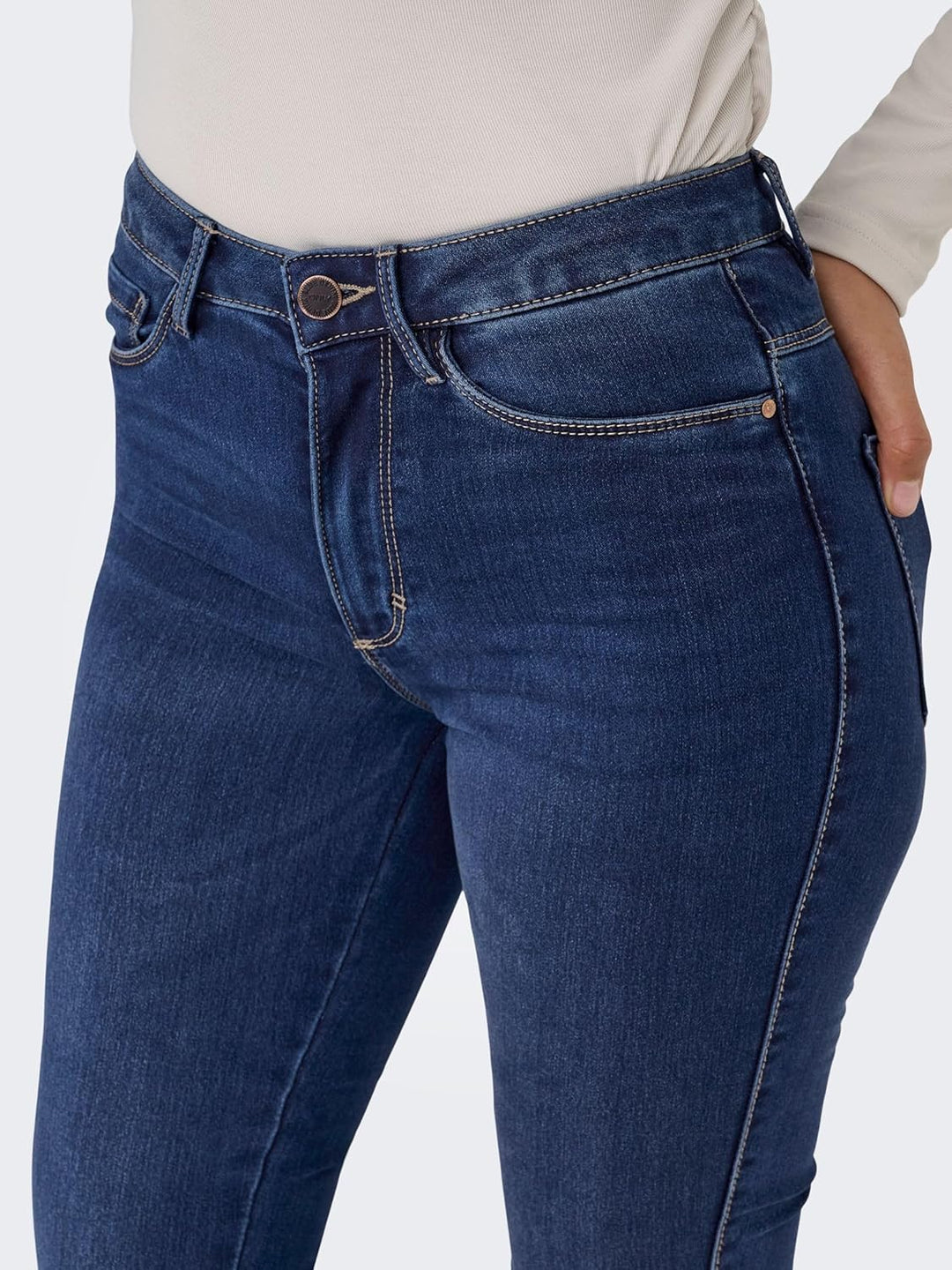 ONLY Women's Skinny Jeans S / 30L Dark Blue Denim, S / 30L Dark Blue Denim