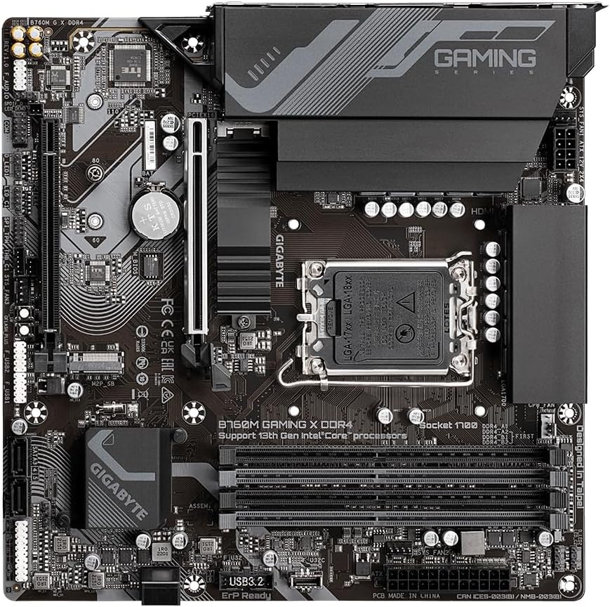 Gigabyte B760M Gaming X DDR4 Motherboard LGA 1700 Micro ATX