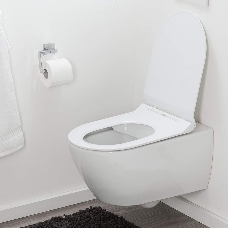 Tiger Toilettensitz Veiros im Super-Slim-Design, extra-flacher WC-Sitz mit Absenkautomatik und Easy-