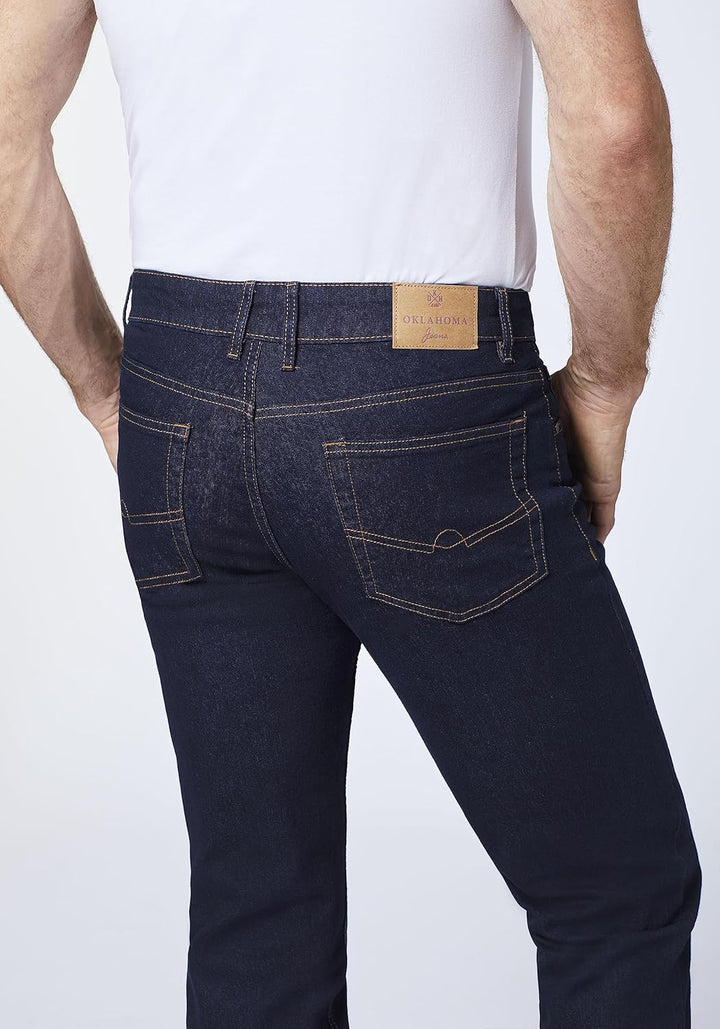 Jeans aus stretchigem Baumwollmix 44 202 Rinsed, 44 202 Rinsed
