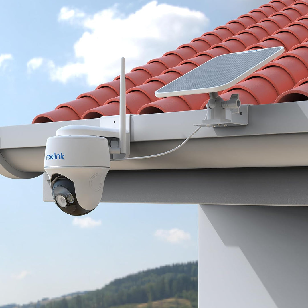 HOLACA Kamera und Solarpanel Dachrinnenhalterung Kompatibel mit Reolink Argus 3MP,4MP/2K,5MP/2K,4K/8