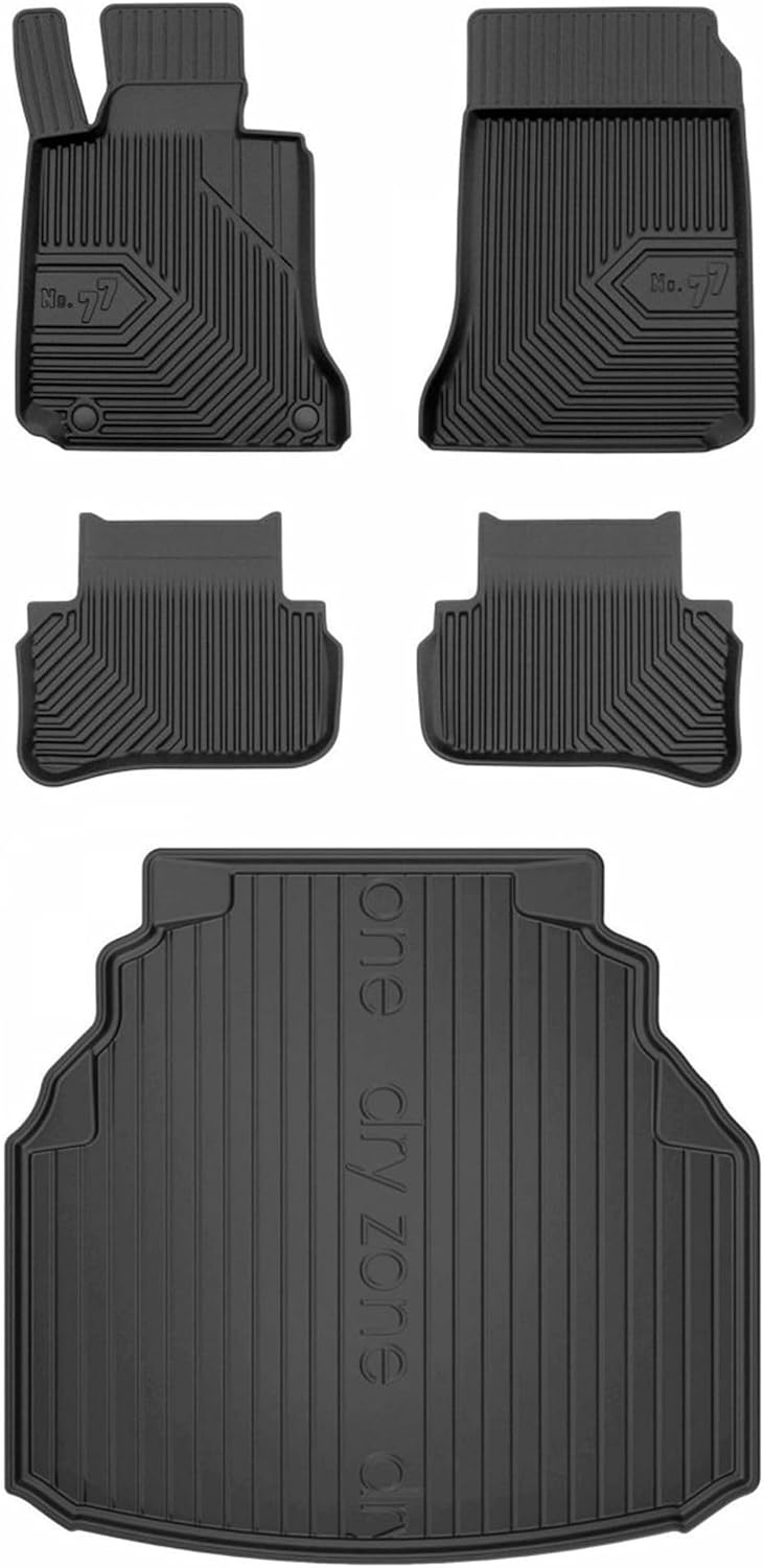 Satz Fussmatten und Gummimatte für Mercedes C W204 2007-2014