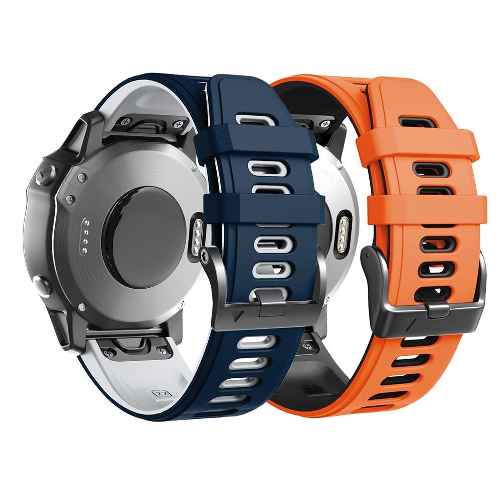 ANBEST Armband für Garmin Fenix 6 Pro/7 Pro/Epix 2/Fenix 8 47mm Armband, 22mm Quick Fit Armbänder fü